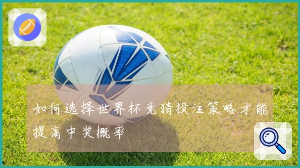如何选择世界杯竞猜投注策略才能提高中奖概率